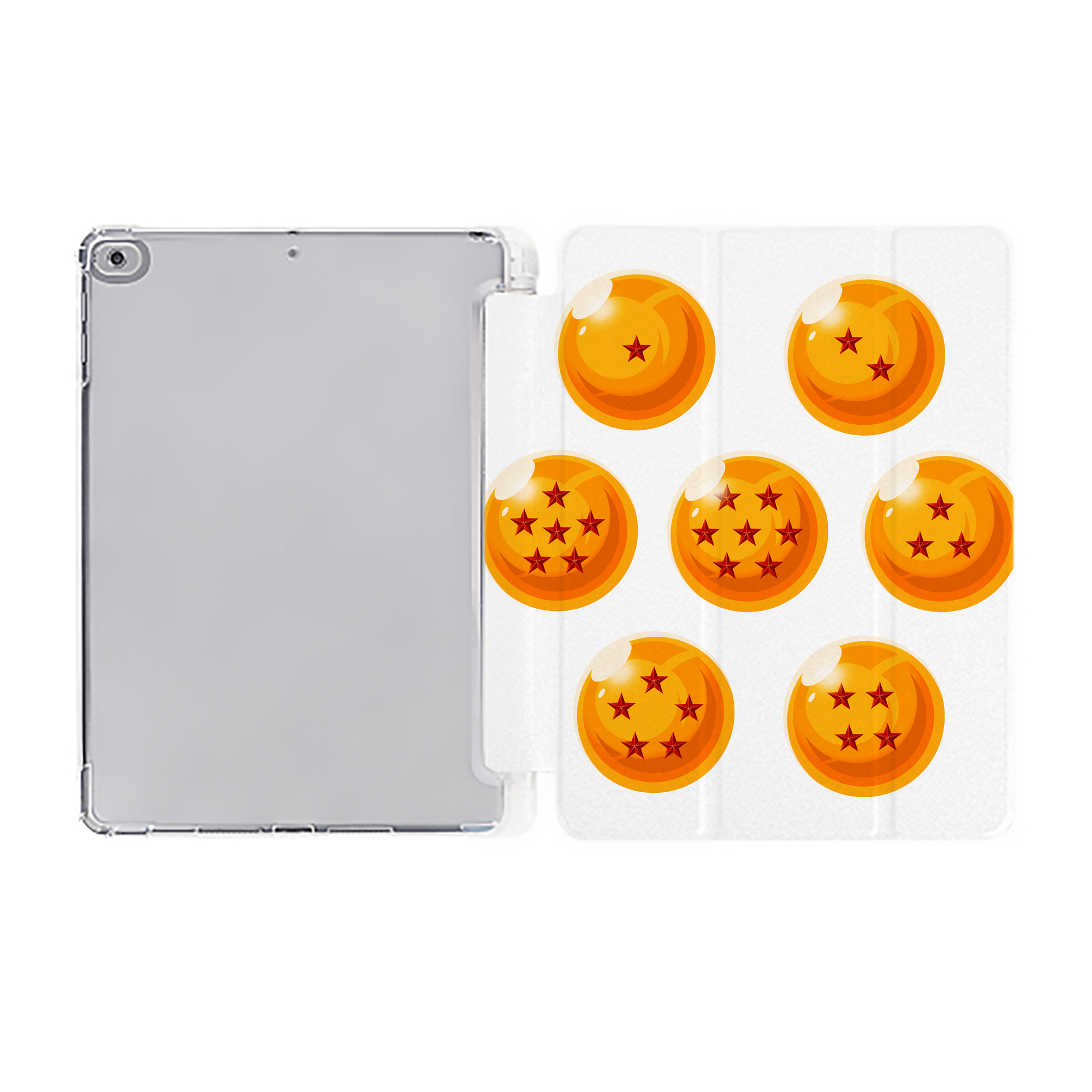 （画像用） ドラゴンボール DRAGON BALL IPad ケース ペン収納付き 三つ折りスタンド PUレザー×シリコン 対応機種9.5/10.5/10.9インチ
